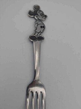 1980 Mickey Mouse Fork Stainless by Bonny Japan Disney
